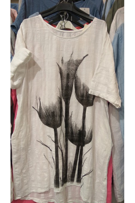 Sukienka lniana g152